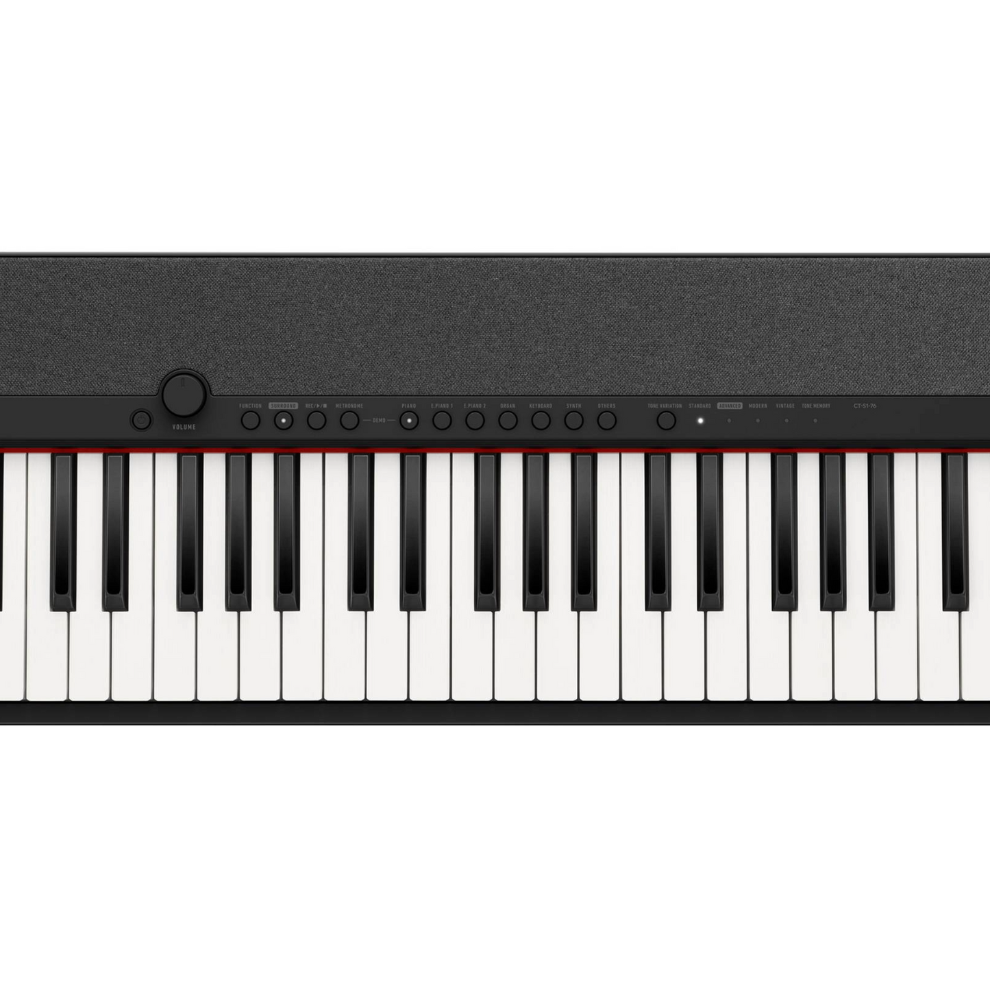 Casio CT-S1 76 Key Portable Piano Keyboard; Black