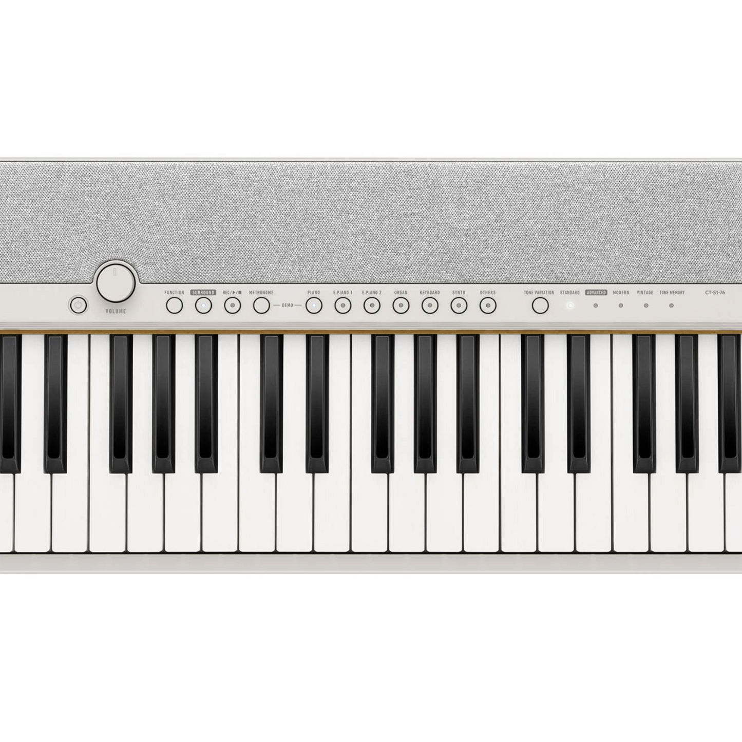 Casio CT-S1 76 Key Portable Piano Keyboard; White
