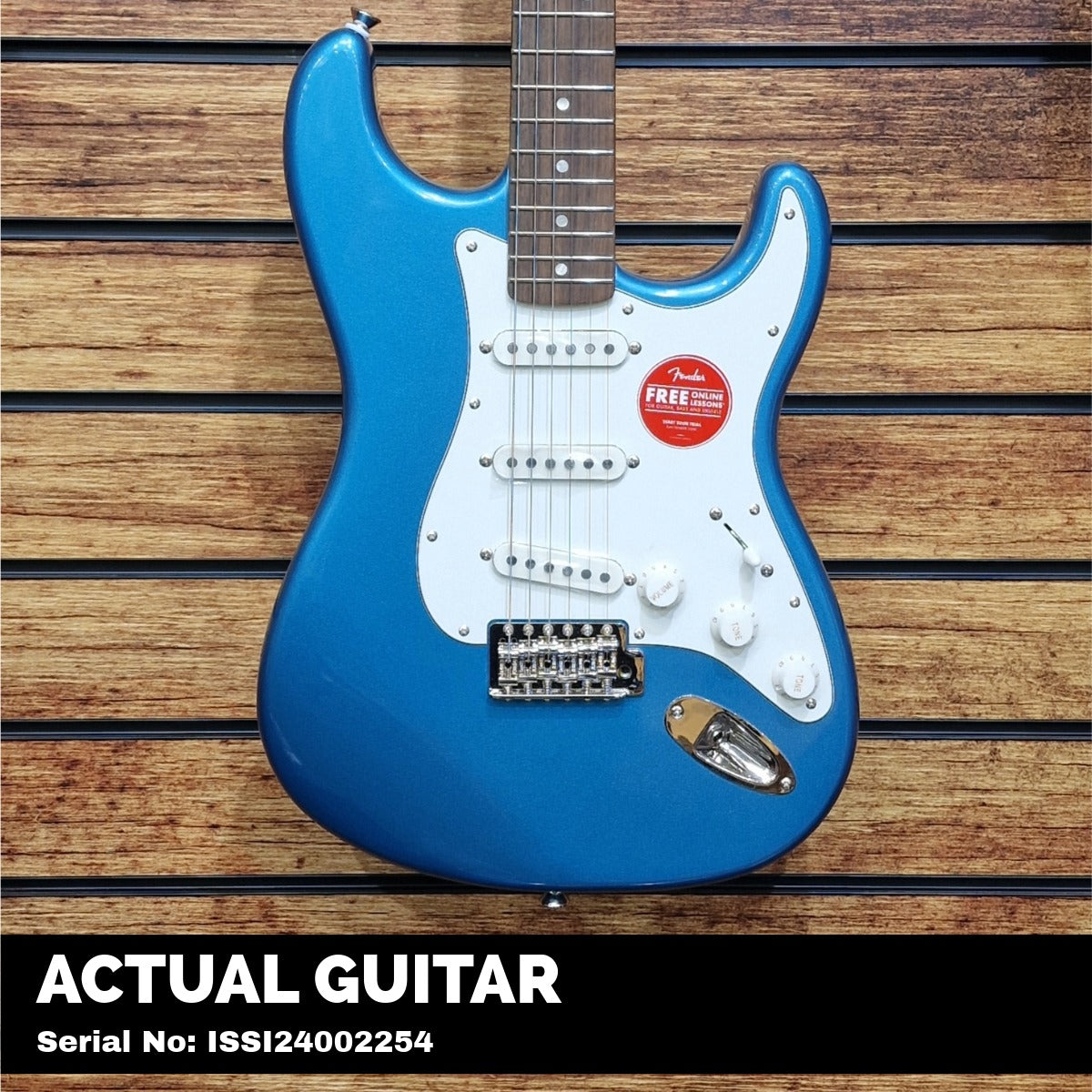 Squier Classic Vibe 60s Strat Laurel Lake Placid Blue Guitar