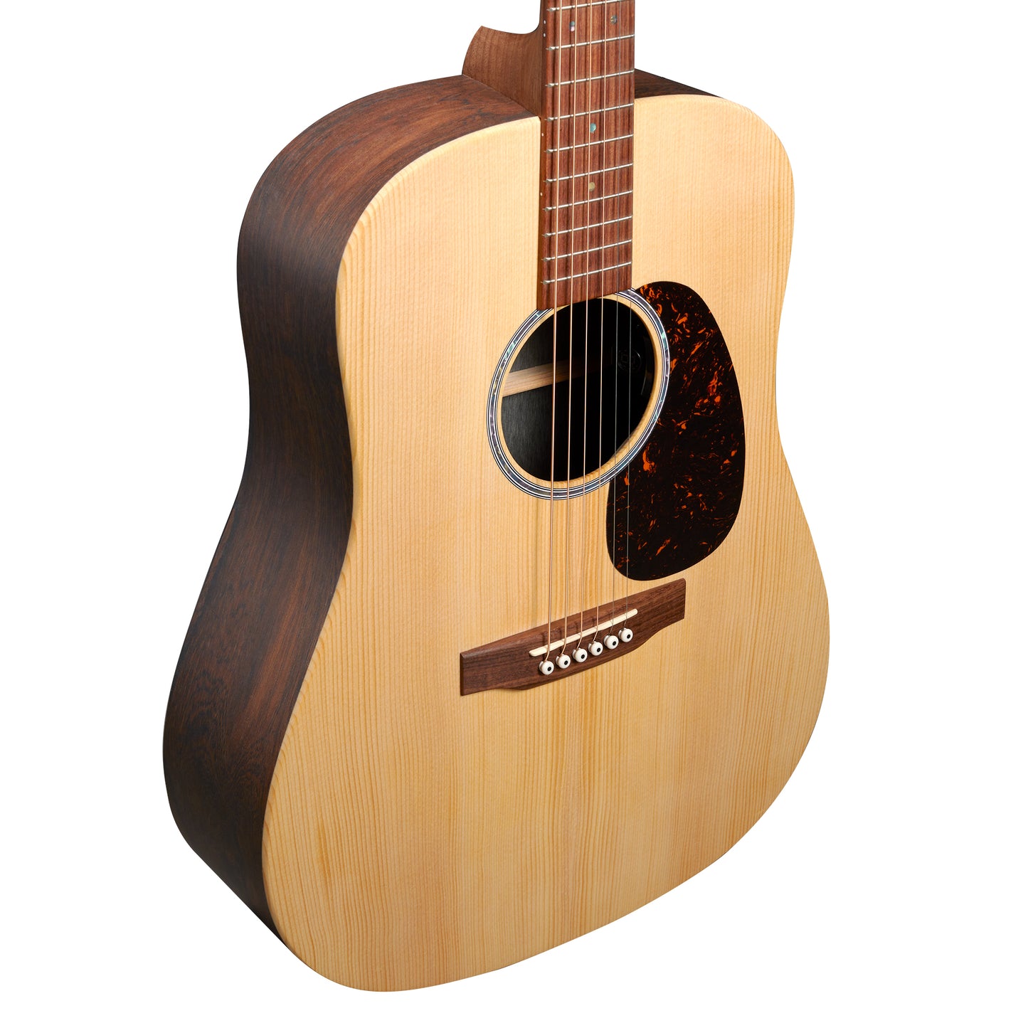 Martin D-X2E Electro Acoustic Guitar; Solid Spruce / Brazilian | Incl Softshell Case