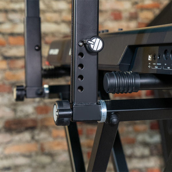 Quiklok QL742 Heavy Duty Double Tier Keyboard Stand