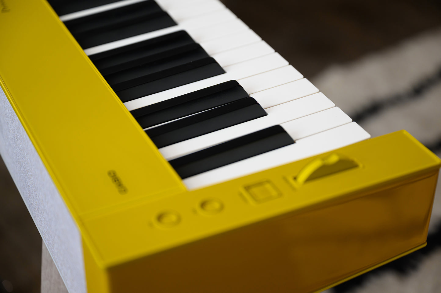 Casio Privia PX-S7000 Digital Piano with Wooden Keys; Harmonius Mustard