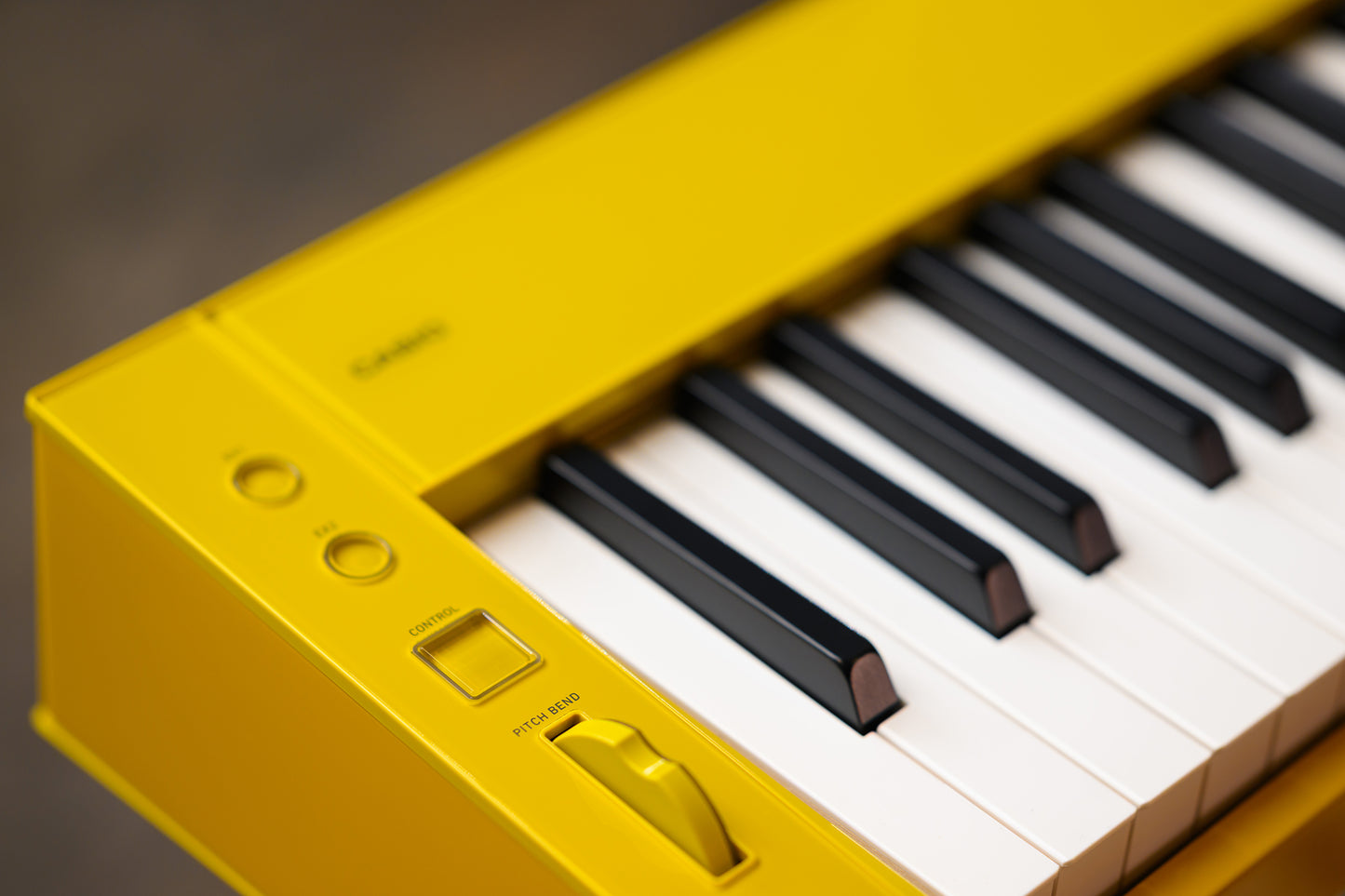 Casio Privia PX-S7000 Digital Piano with Wooden Keys; Harmonius Mustard