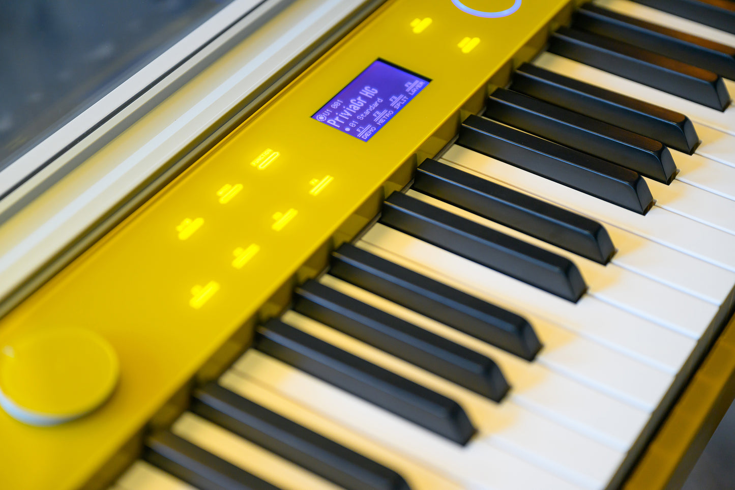 Casio Privia PX-S7000 Digital Piano with Wooden Keys; Harmonius Mustard