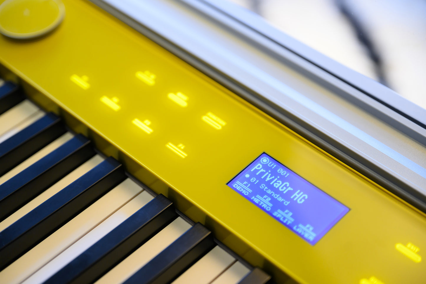Casio Privia PX-S7000 Digital Piano with Wooden Keys; Harmonius Mustard