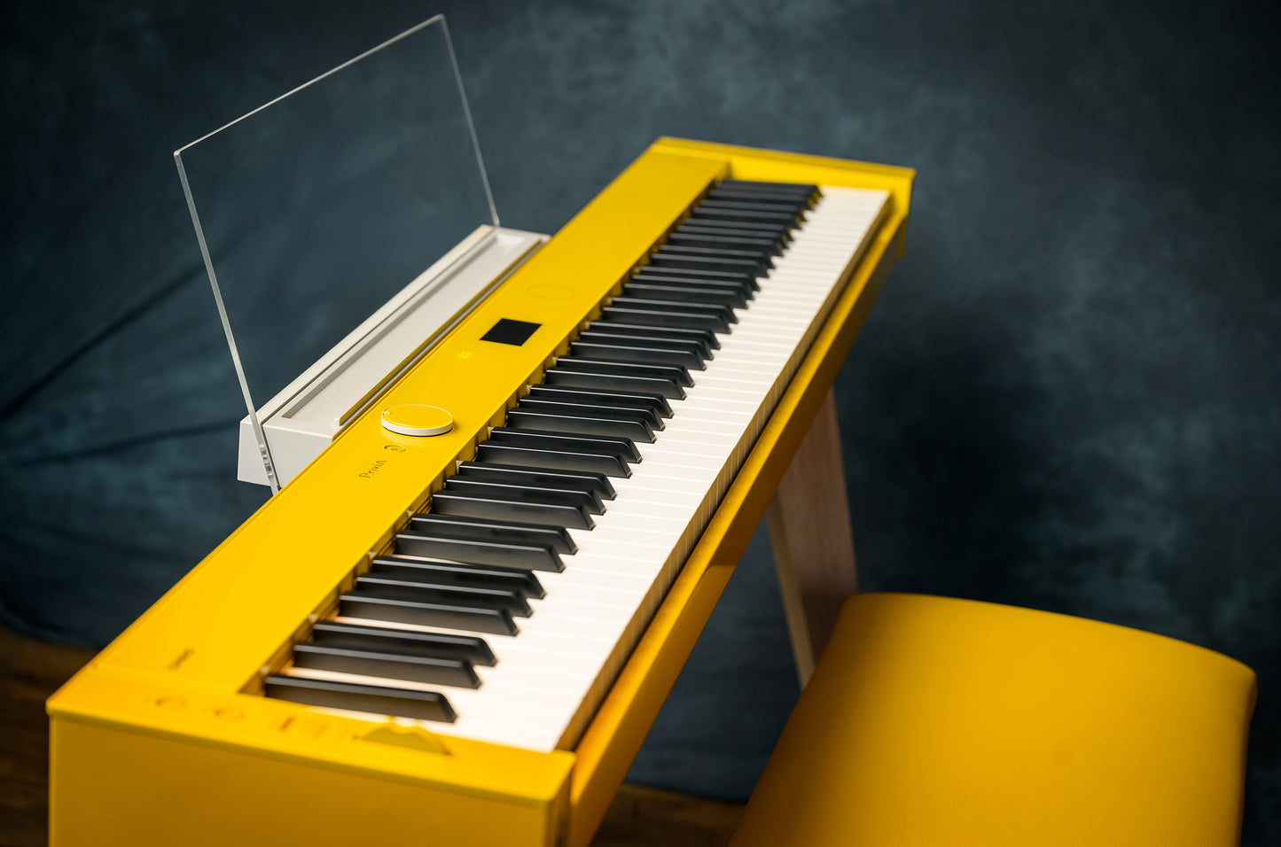 Casio Privia PX-S7000 Digital Piano with Wooden Keys; Harmonius Mustard