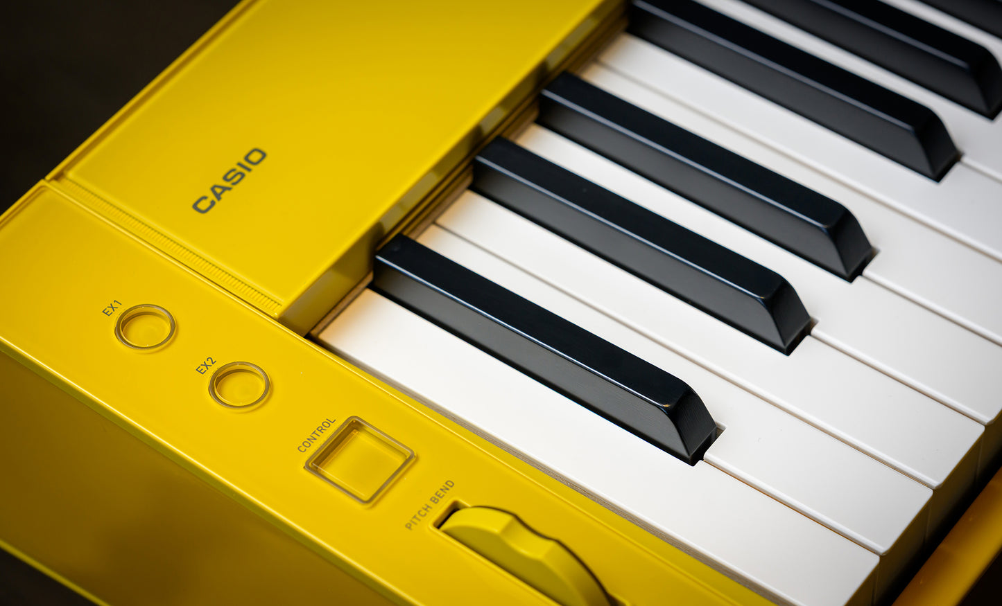 Casio Privia PX-S7000 Digital Piano with Wooden Keys; Harmonius Mustard