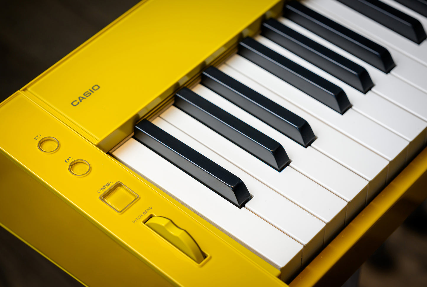 Casio Privia PX-S7000 Digital Piano with Wooden Keys; Harmonius Mustard