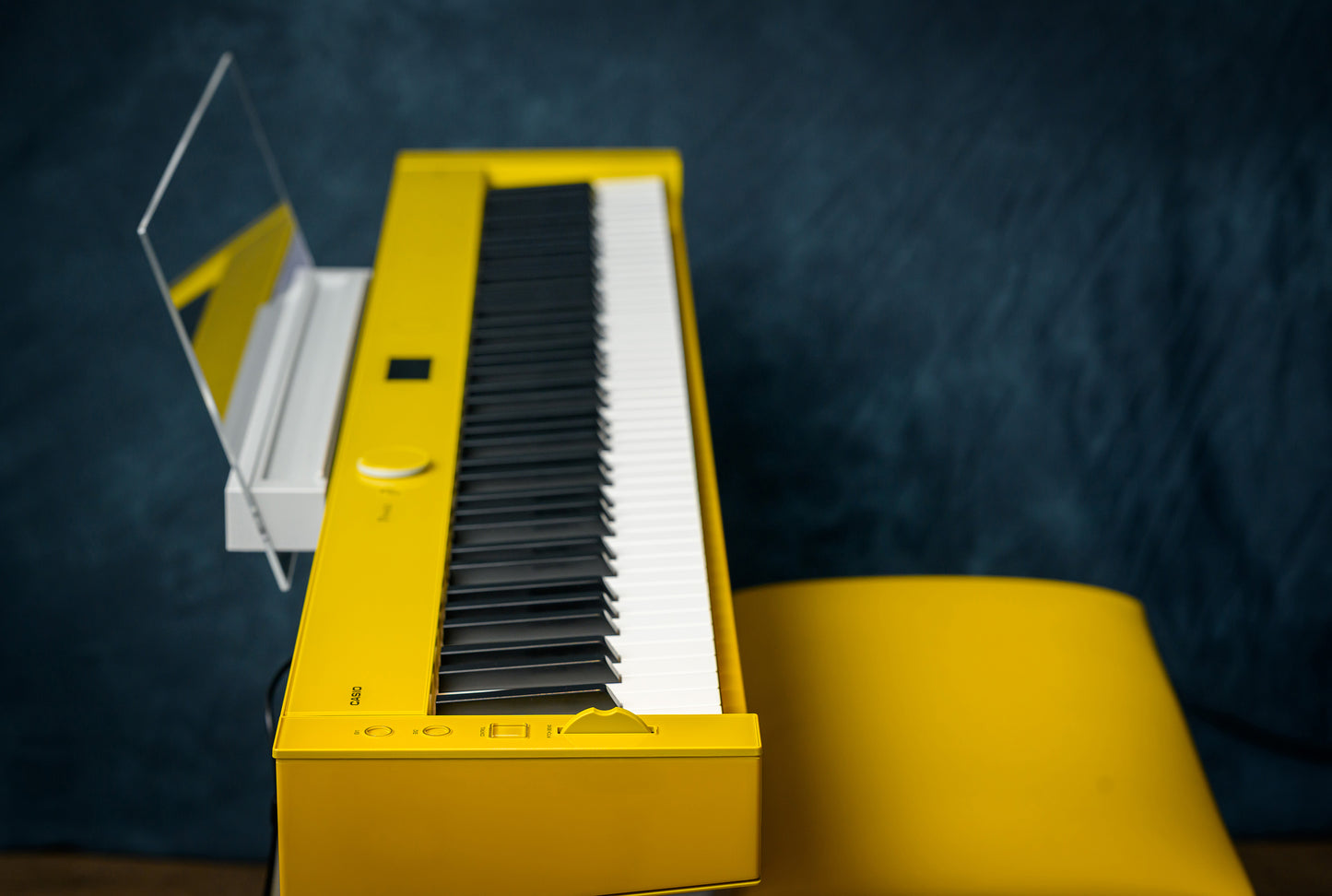 Casio Privia PX-S7000 Digital Piano with Wooden Keys; Harmonius Mustard