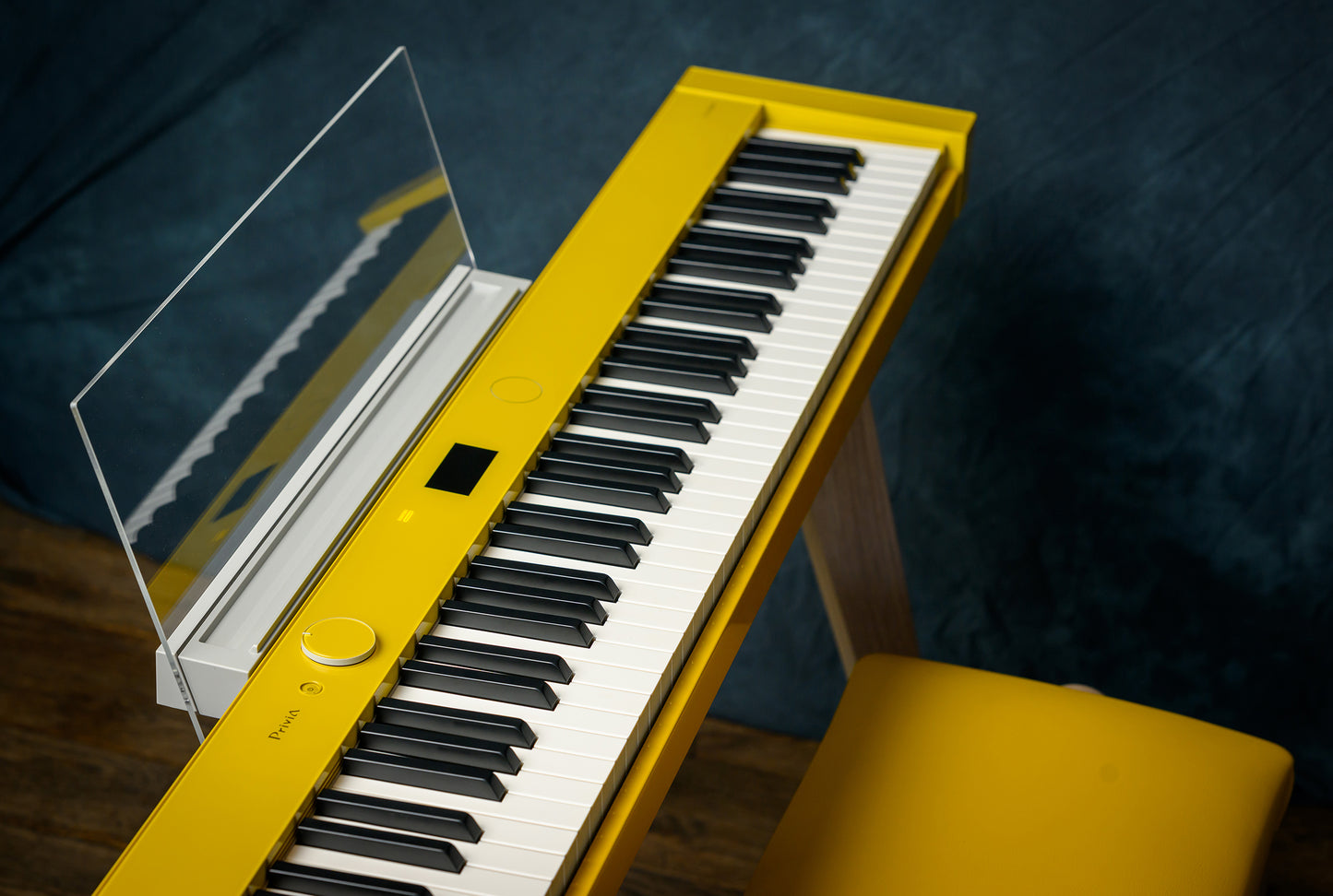 Casio Privia PX-S7000 Digital Piano with Wooden Keys; Harmonius Mustard
