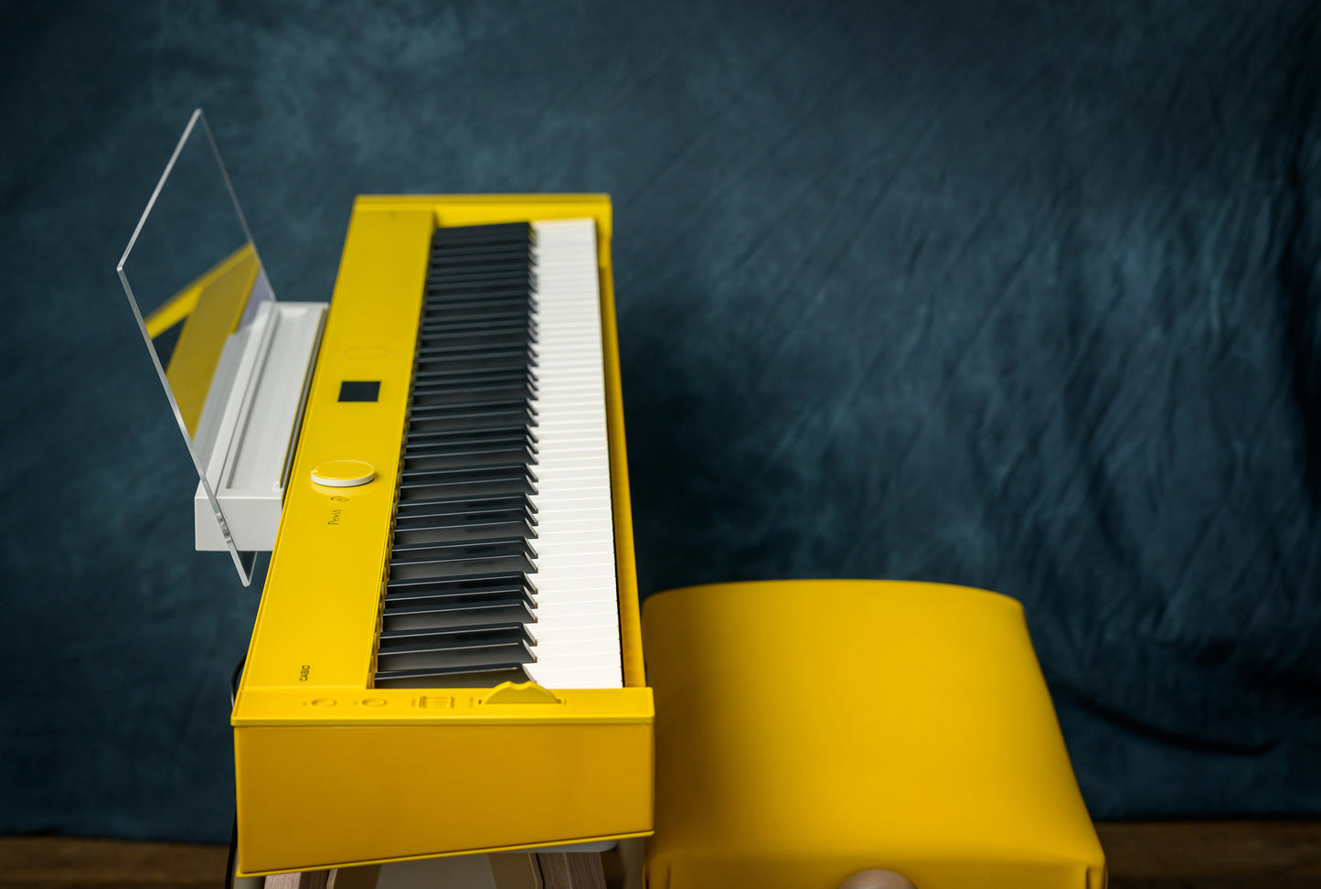 Casio Privia PX-S7000 Digital Piano with Wooden Keys; Harmonius Mustard