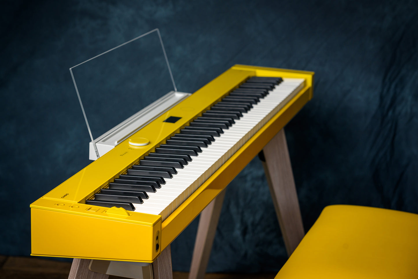 Casio Privia PX-S7000 Digital Piano with Wooden Keys; Harmonius Mustard