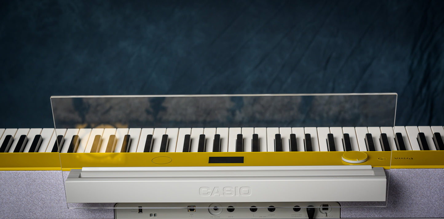 Casio Privia PX-S7000 Digital Piano with Wooden Keys; Harmonius Mustard
