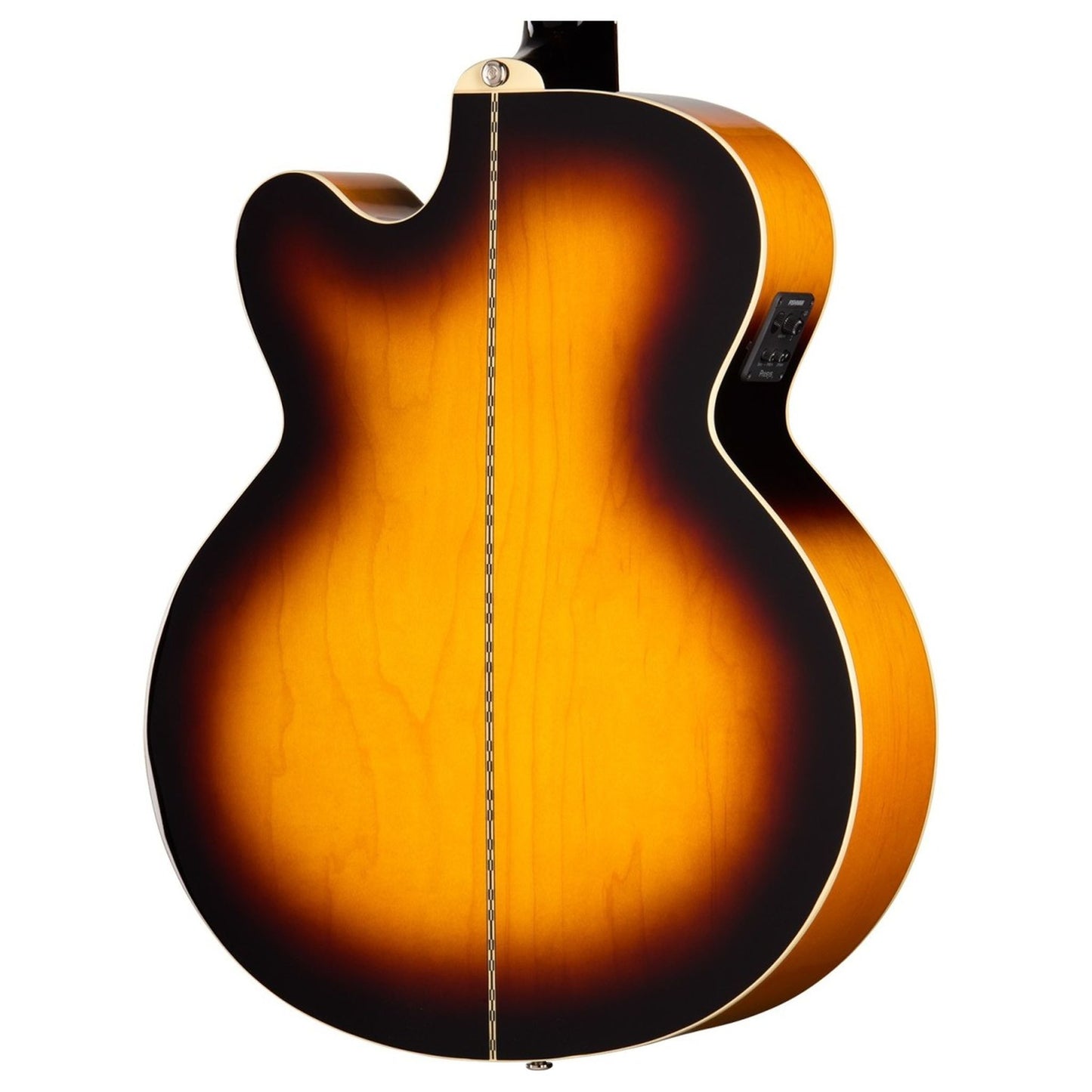 Epiphone J-200 Studio EC Electro Acoustic Guitar; Vintage Sunburst