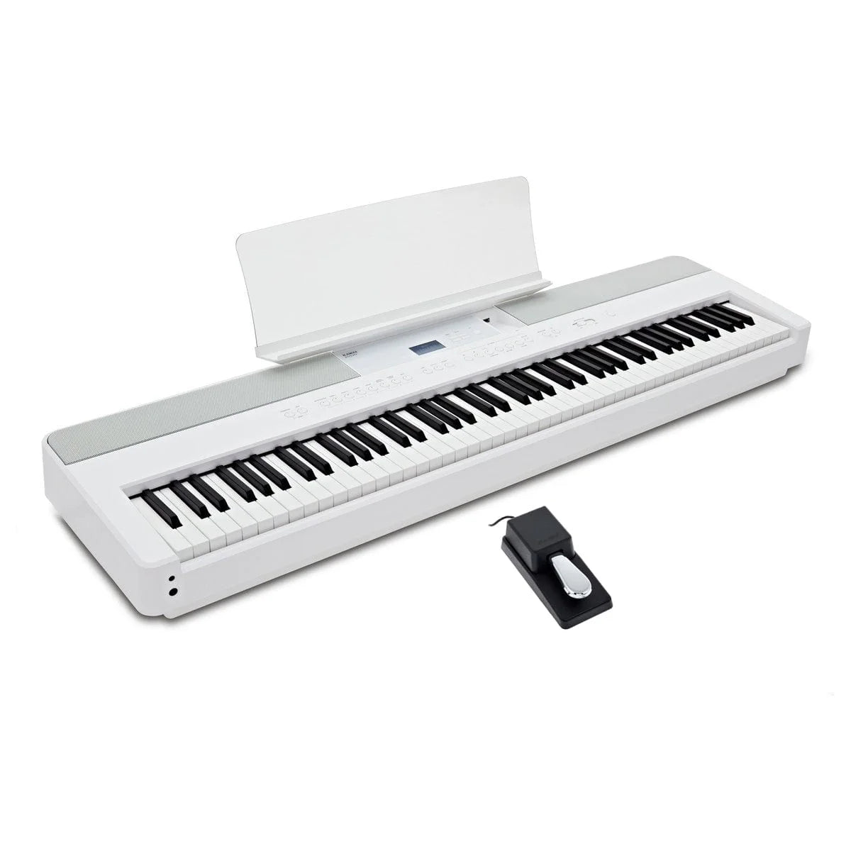 Kawai ES520 Portable Digital Piano; White Stand & Bench Bundle