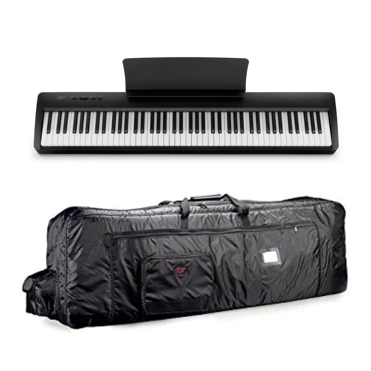 Kawai ES60 Digital Piano With Deluxe Carry Bag Bundle; Black