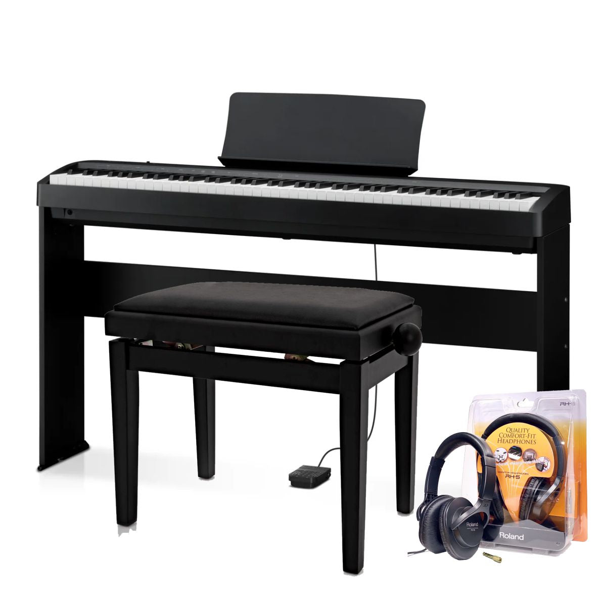 Kawai ES60 Digital Piano Elite Bundle; Black
