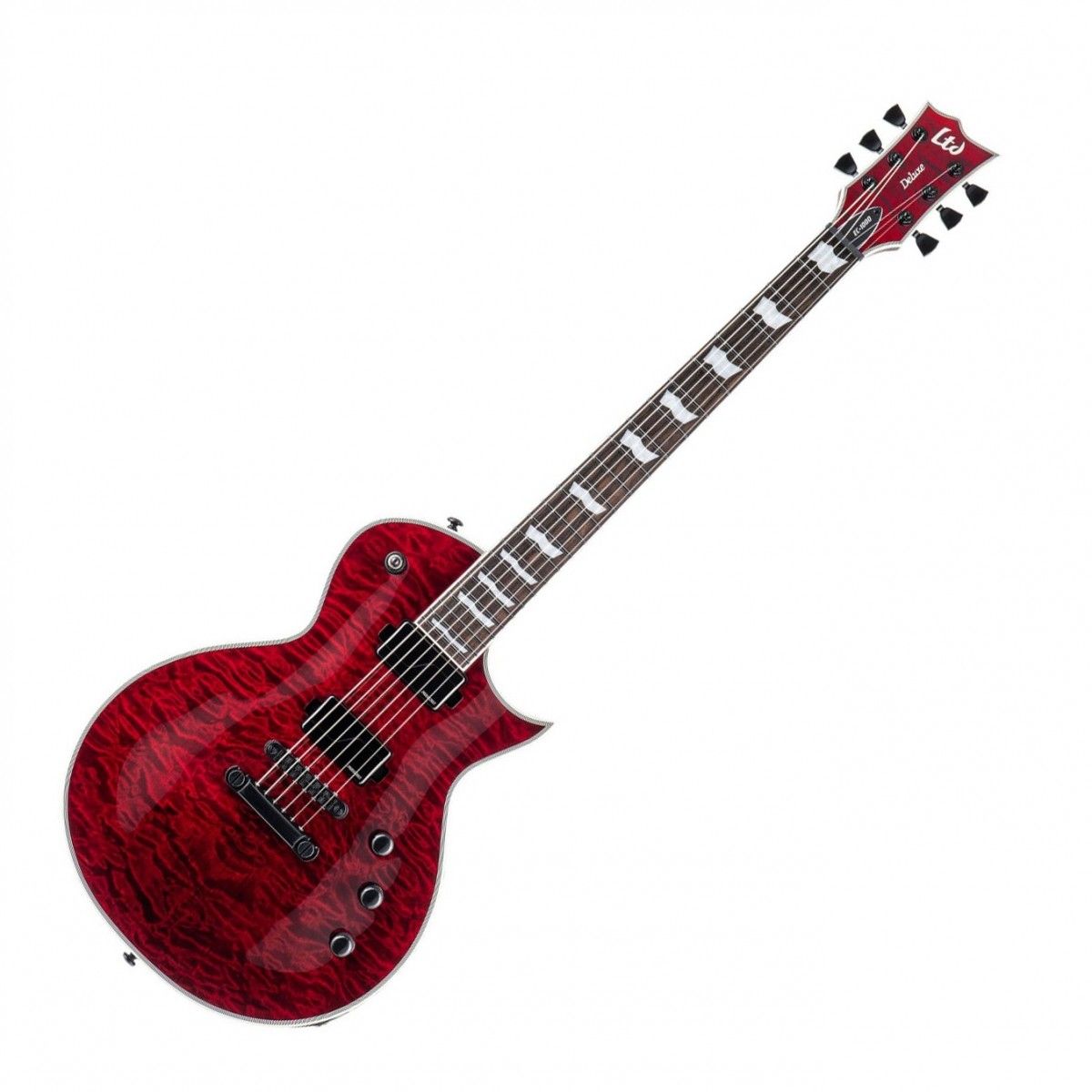ESP LTD EC-1000; Quilted Maple See Thru Black Cherry