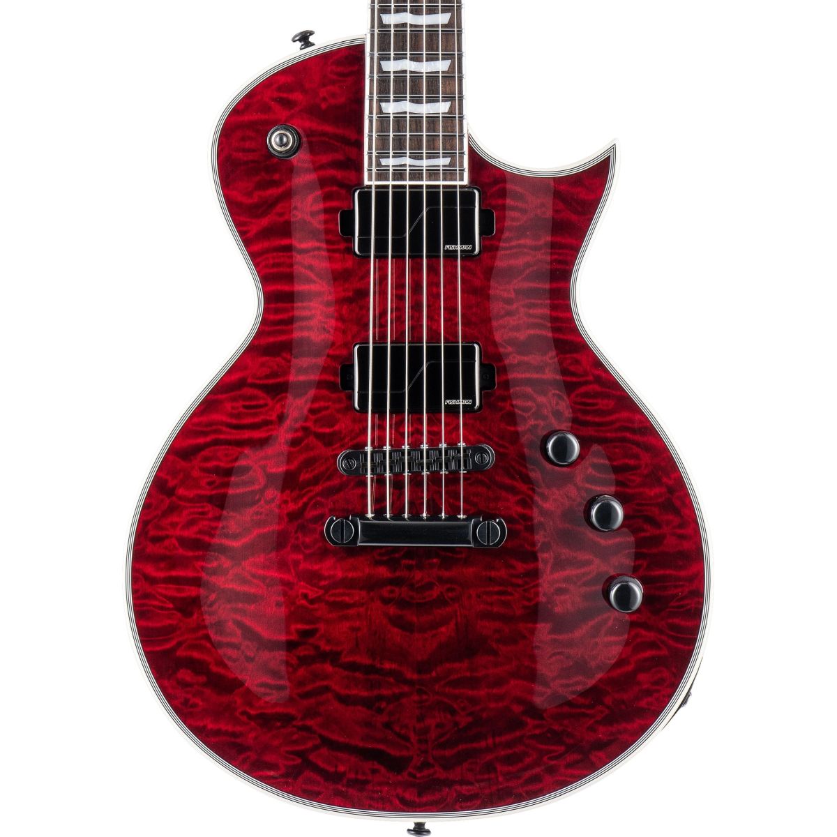 ESP LTD EC-1000; Quilted Maple See Thru Black Cherry