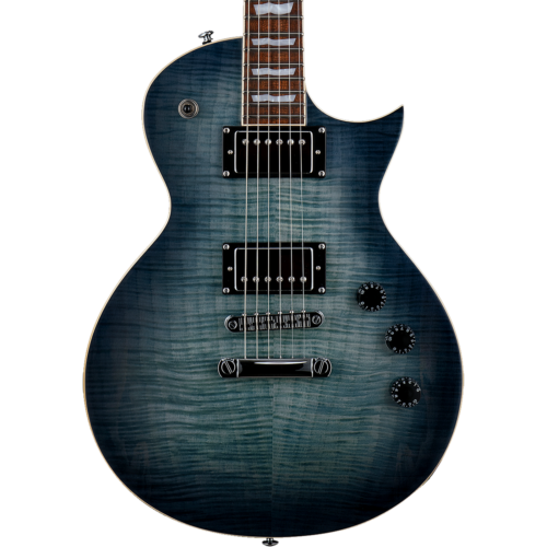 ESP LTD EC-256; Flame Maple Cobalt Blue