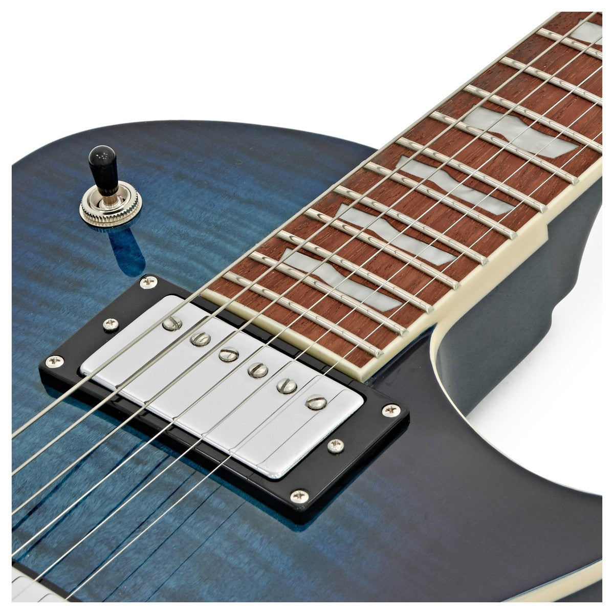 ESP LTD EC-256; Flame Maple Cobalt Blue