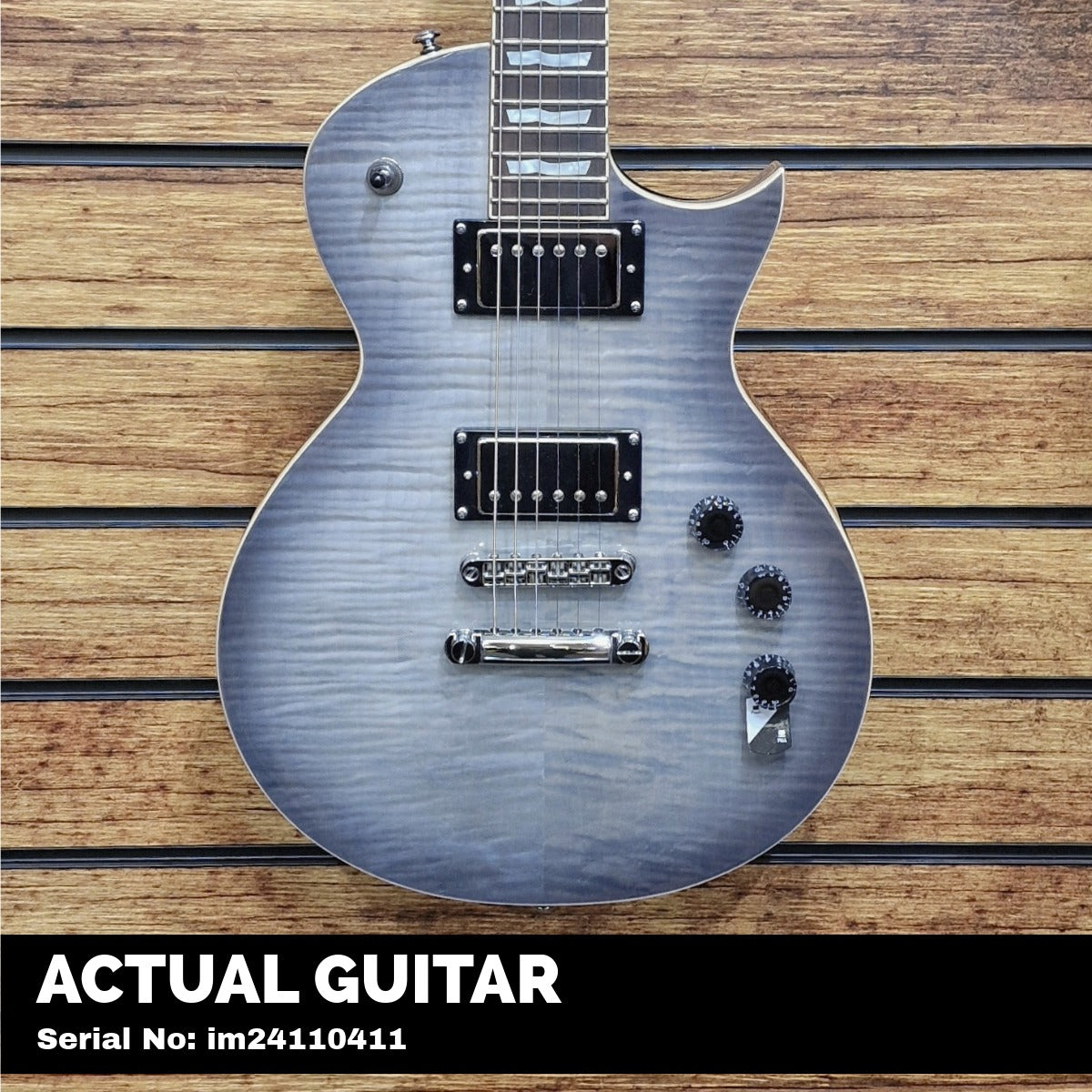 ESP LTD EC-256; Flame Maple Cobalt Blue