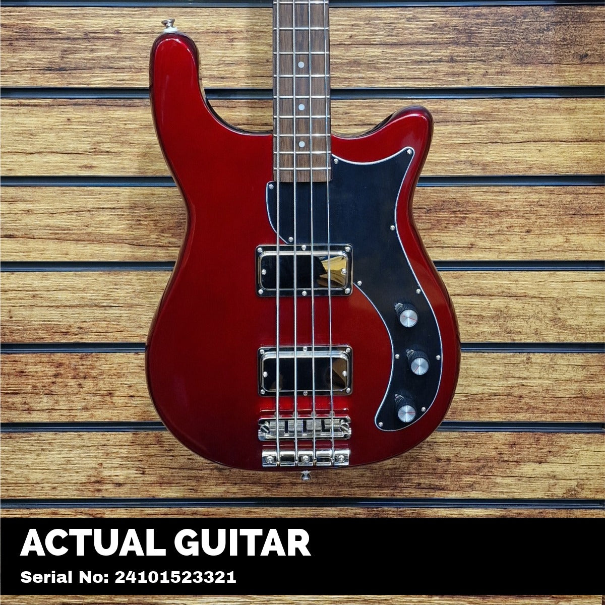 Epiphone Embassy Bass; Sparkling Burgundy