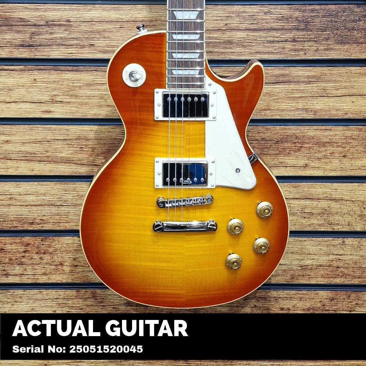 Epiphone Les Paul Standard 50s Figured (Incl. Premium Gig Bag) | Washed Cherry Sunburst