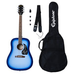 Epiphone Starling Square Shoulder Starlight Blue Acoustic Guitar Pack