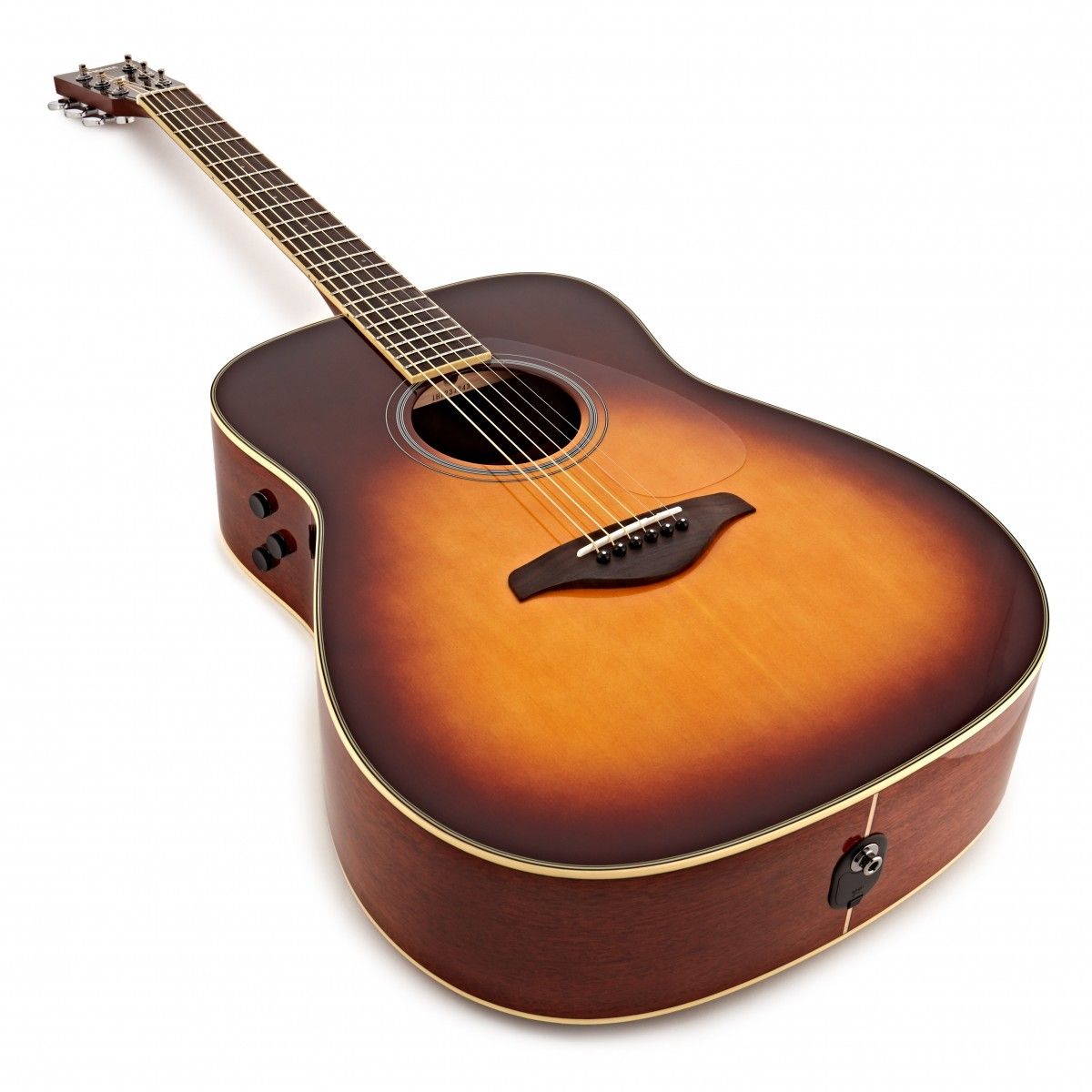 Yamaha FG-TA Transacoustic Guitar | Brown Sunburst