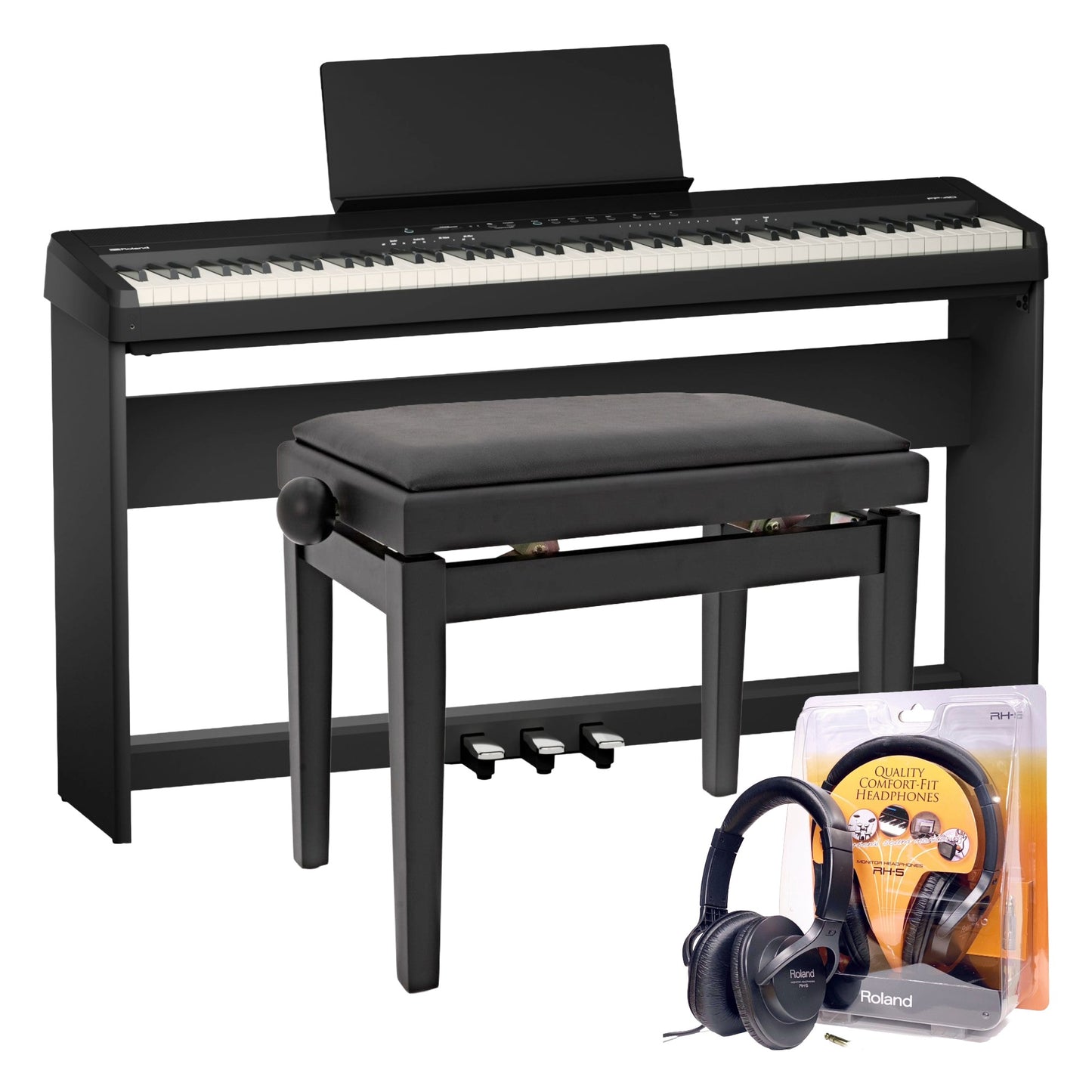 Roland FP40 Black Digital Piano Elite Package