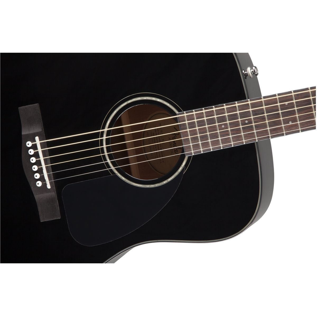 Fender CD-60 Dreadnought V3 Acoustic Guitar; Black with Case