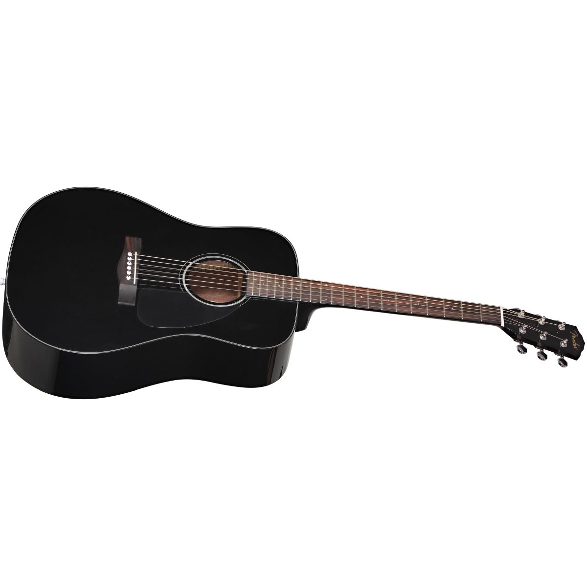 Fender CD-60 Dreadnought V3 Acoustic Guitar; Black with Case
