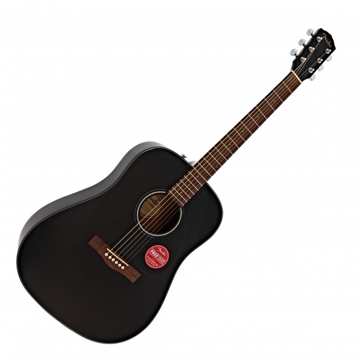 Fender CD-60 Dreadnought V3 Acoustic Guitar; Black with Case