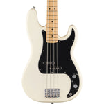Fender Standard Precision Bass; Maple Fingerboard, Black Pickguard, Olympic White
