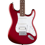 Fender Standard Stratocaster; HSS, Laurel Fingerboard, White Pickguard, Candy Cola