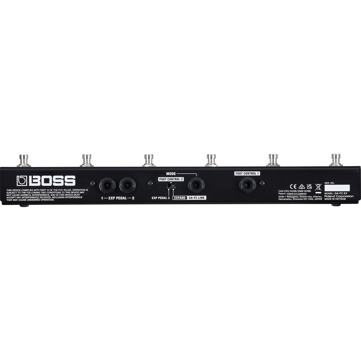 Boss GA-FC-EX Expanded Floor Controller For Selected Boss Amplifiers