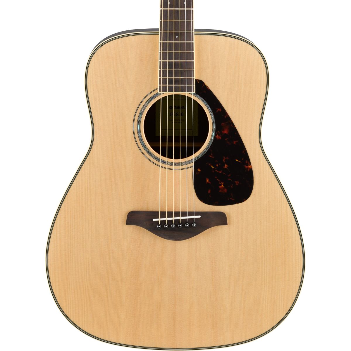 Yamaha FG830 Acoustic Guitar; Natural