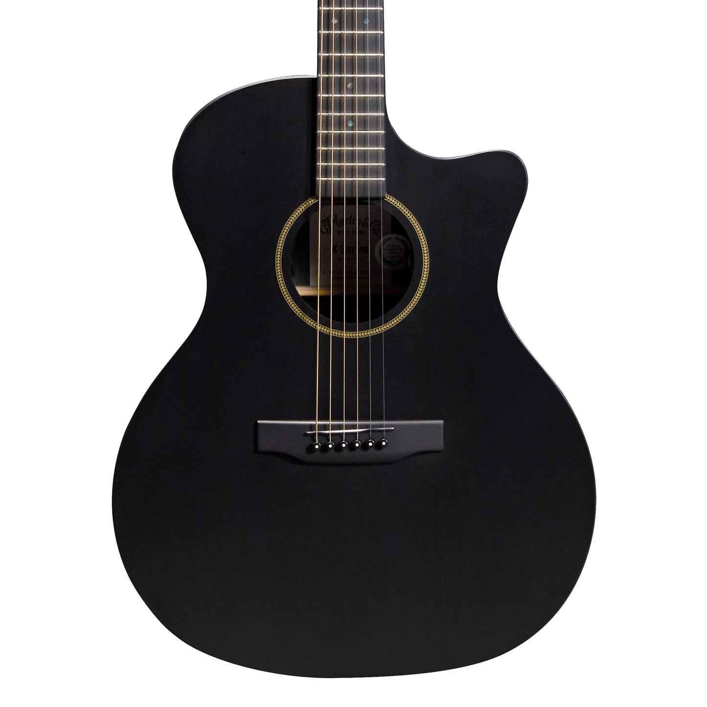 Martin GPC-X1E Electro Acoustic Guitar; Black | Incl Softshell Case