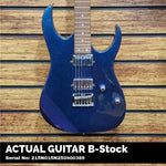 B Stock Ibanez GRG121SP BMC Blue Metal Chameleon Guitar