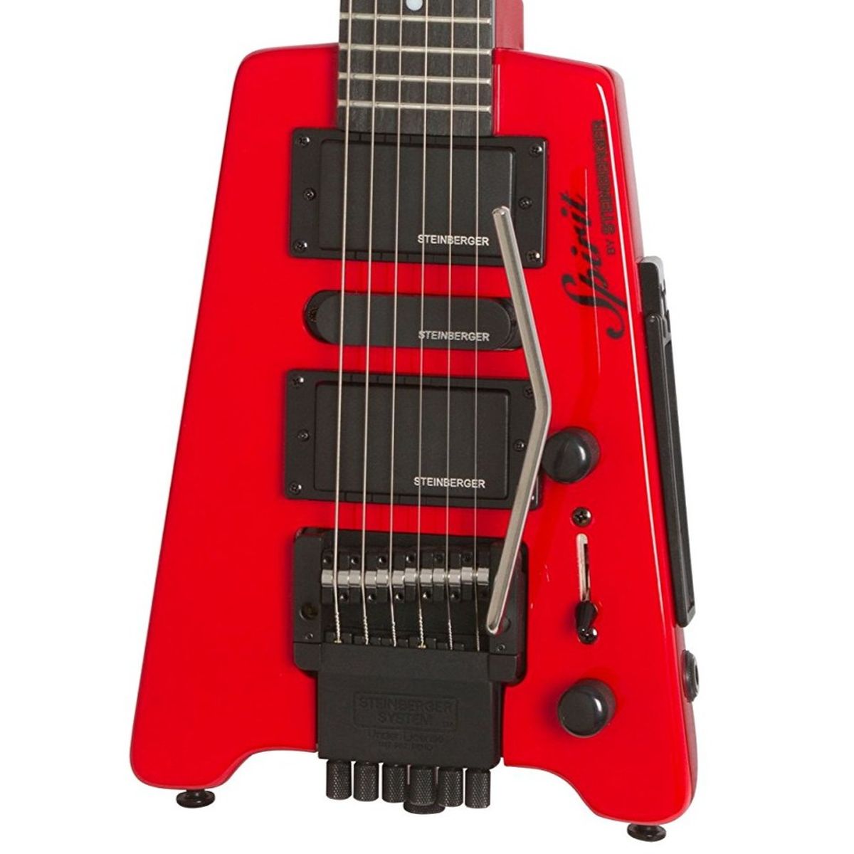 Steinberger Spirit GT-PRO Deluxe (Incl. Gig Bag); Hot Rod Red