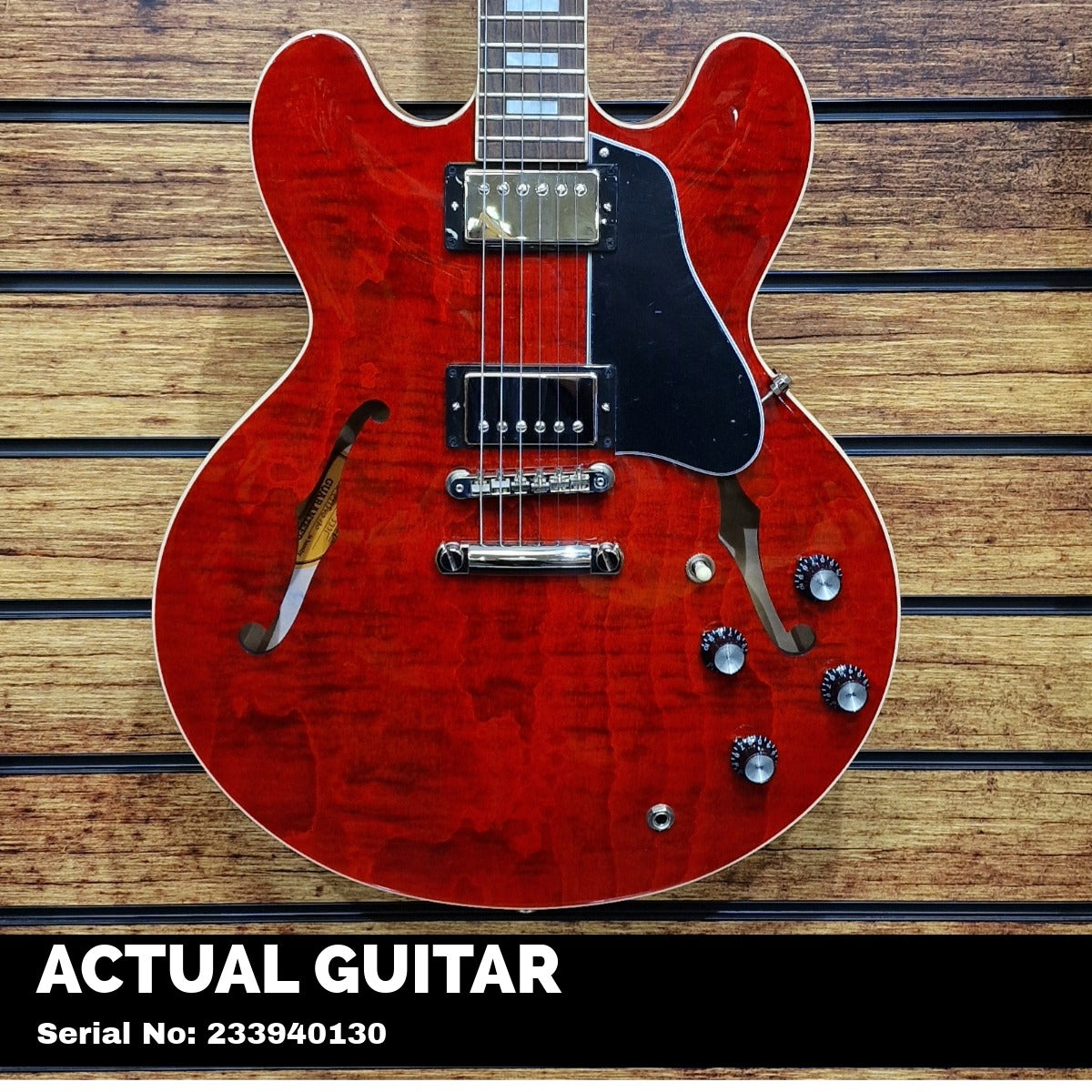 Gibson ES-335 Figured; 60s Cherry | With 3 FREE Maestro Effects Pedals