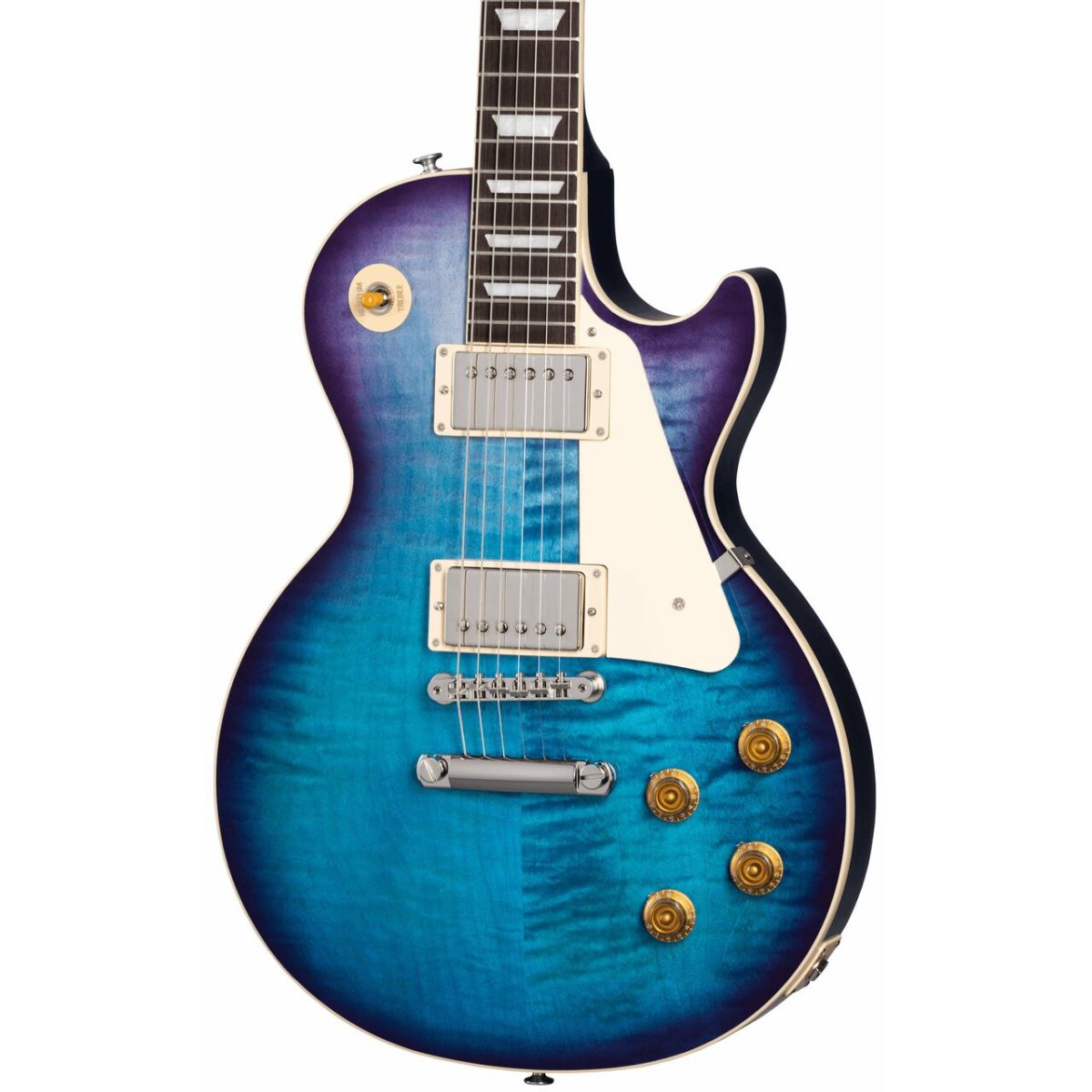 Gibson Les Paul Standard 50s Figured Top Blueberry Burst | With 3 FREE Maestro Effects Pedals
