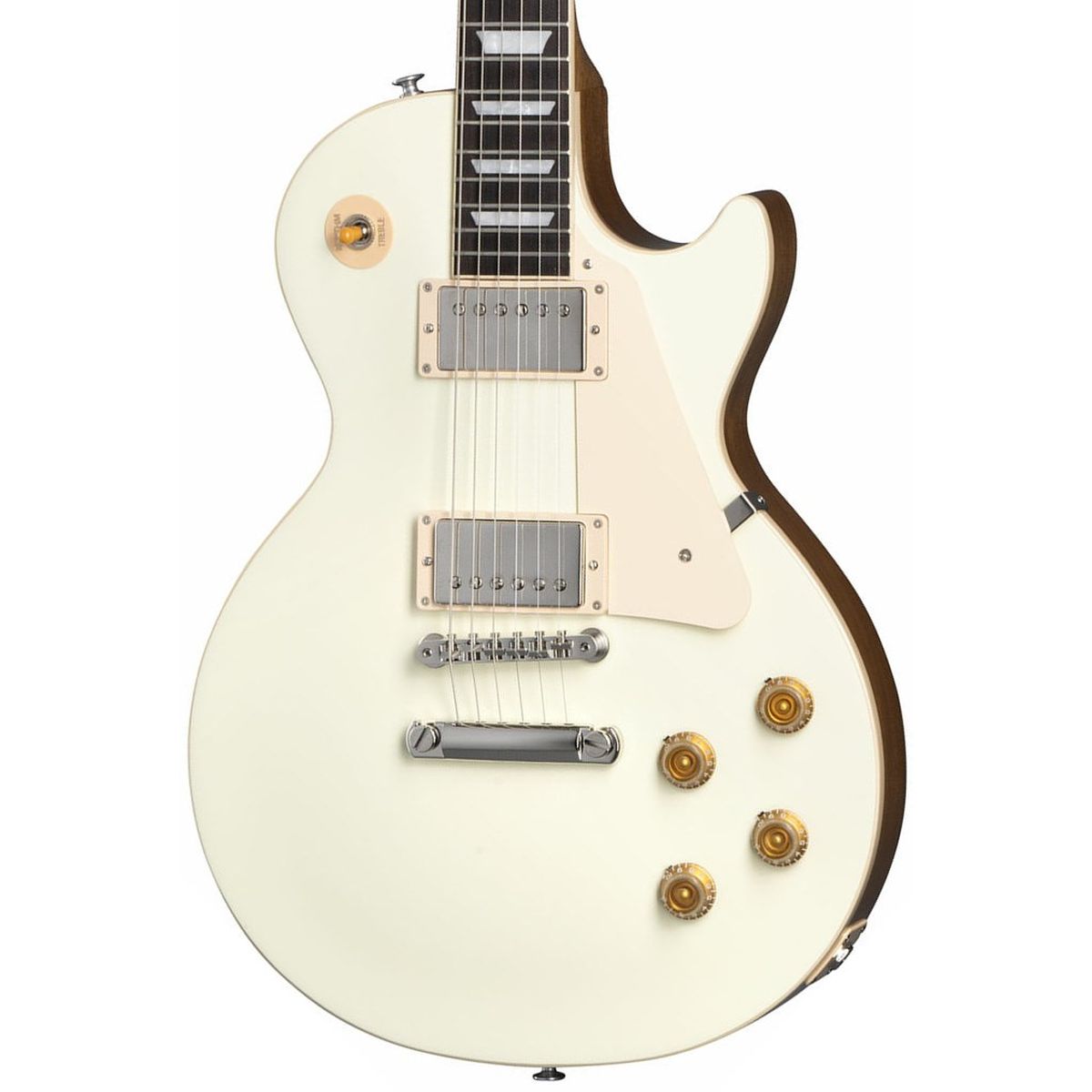 Gibson Les Paul Standard 50s Plain Top Classic White Top | With 3 FREE Maestro Effects Pedals