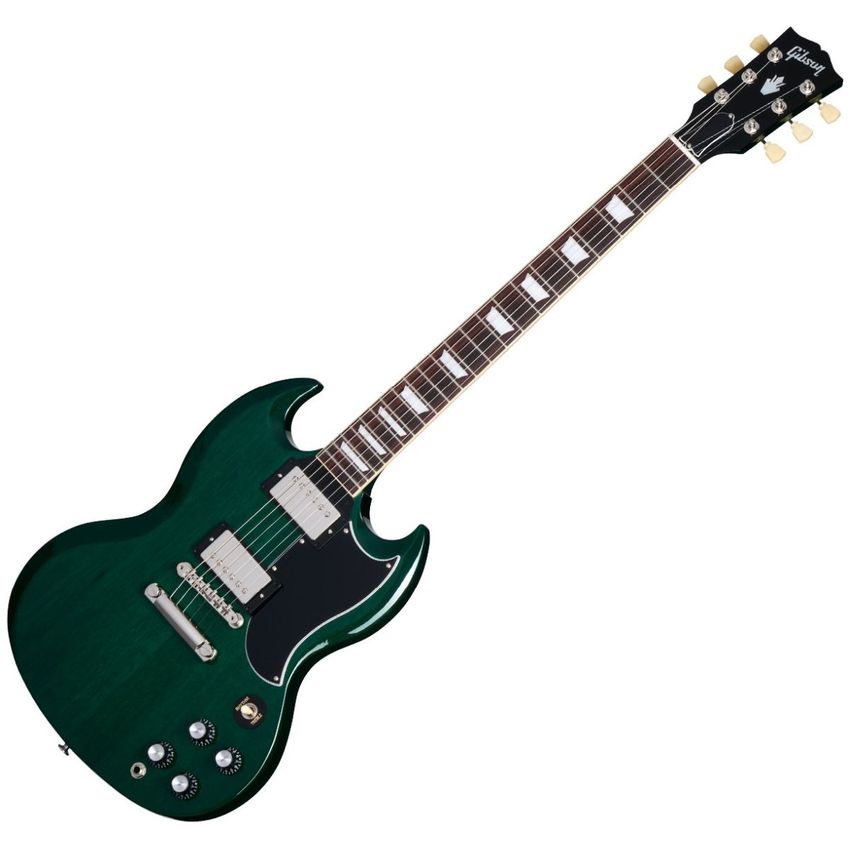 Gibson SG Standard '61 Stop Bar Translucent Teal