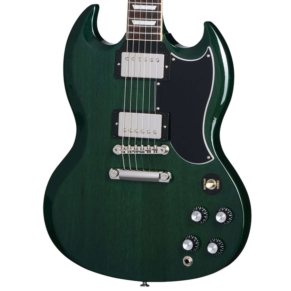 Gibson SG Standard '61 Stop Bar Translucent Teal