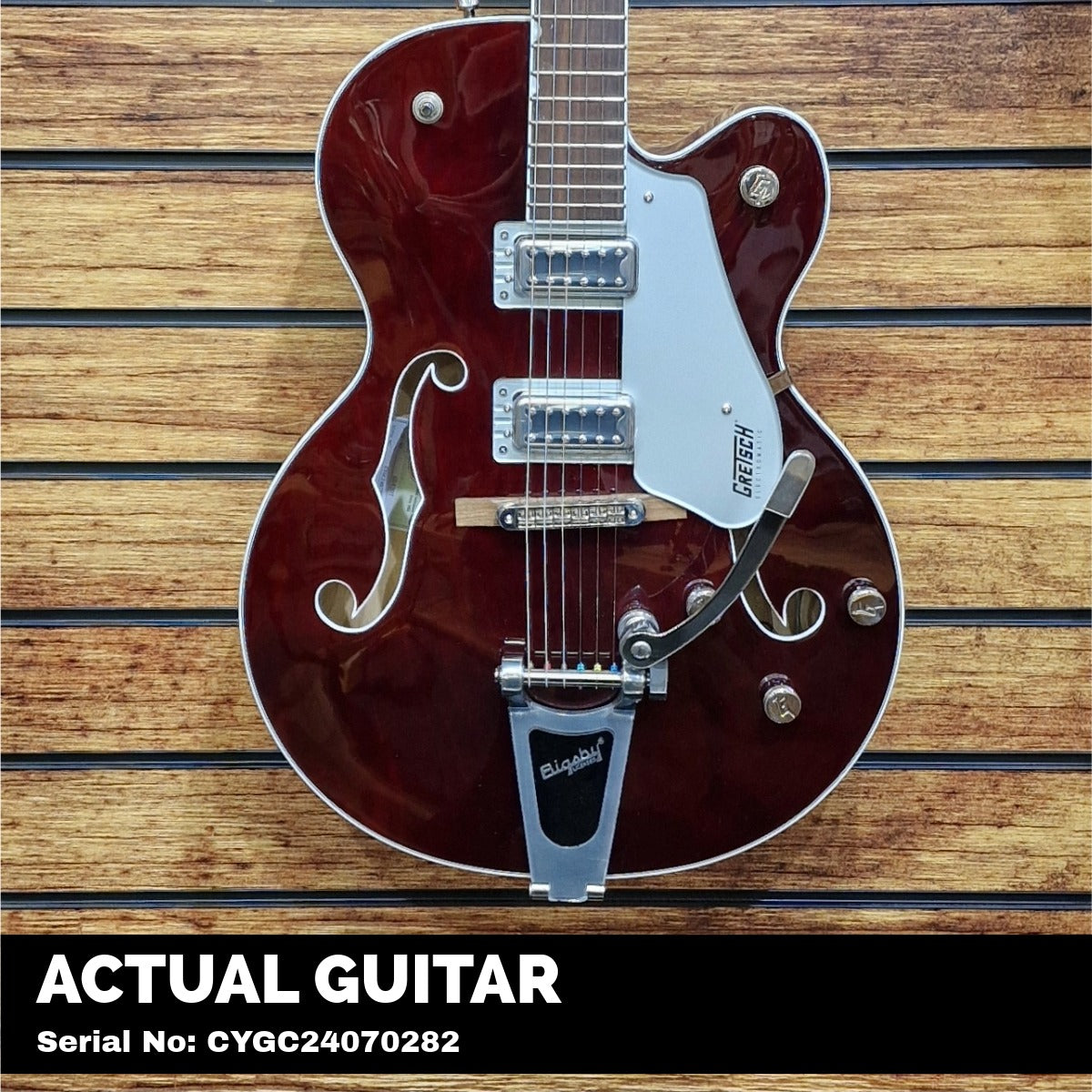 Gretsch G5420T Electromatic Hollowbody Bigsby Walnut Stain Guitar