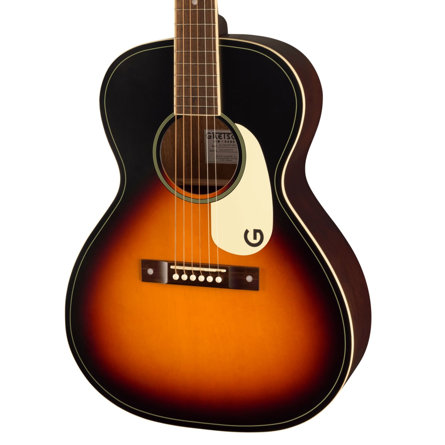 Gretsch Jim Dandy Concert Acoustic Guitar; Rex Burst