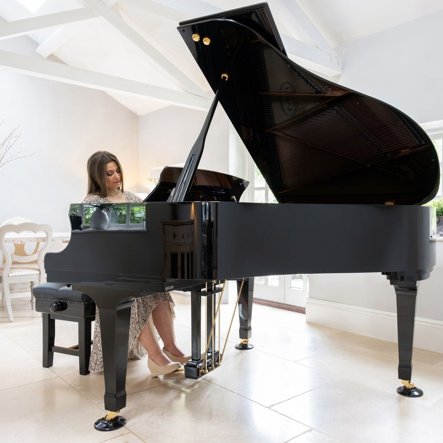 Kawai GX3 188cm Grand Piano; Polished Ebony