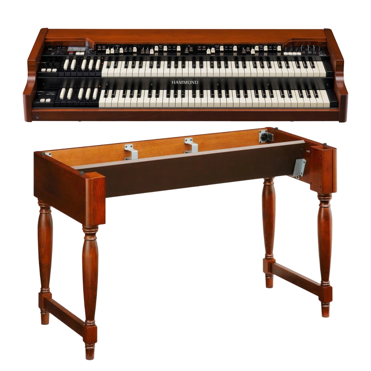 Hammond XK7D Organ with Wooden Stand